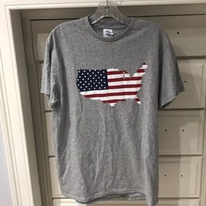 Grey 4th of July T-shirt